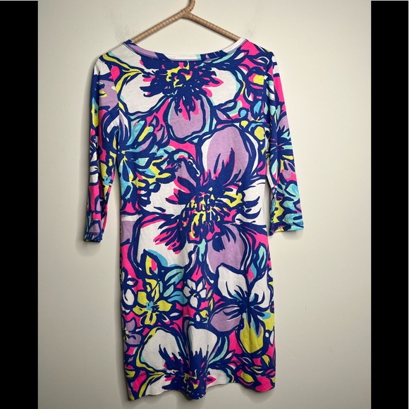 Lilly Pulitzer Palmetto Dress in Tropical Pink Catwalkin - Picture 3 of 7